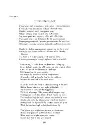 Those of us who read the there is a simplicity and directness about the language of craig's poetry which is refreshing; The Connoisseur By Carl Dennis Poetry Magazine