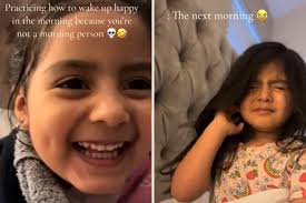 Internet Relates to How Little Girl Usually Wakes Up vs. ...