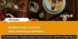 CAPS Members Luncheon at Pigeon Club Cafe