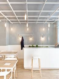 Laboratory Inspired Minimalist Coffee Bar Cafe Interior Shop Interiors Minimalist Furniture