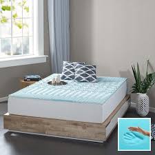 Spa Sensations By Zinus Zoned Fusion Gel Memory Foam 2 Mattress Topper King Walmart Com Spa Sensations Gel Memory Foam Mattress