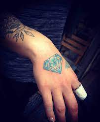 Small diamond tattoo designs are usually inked on one's fingers, ankles, wrists, behind the ear, feet and other less popular body parts such as back and shoulders. 125 Diamond Tattoos Diamonds Are Forever 2021 Designs Wild Tattoo Art