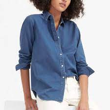 10 Best Denim And Chambray Shirts For Women Chambray Shirt Button Down Shirt Shirts