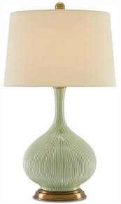 Cait Table Lamp Currey And Company Table Lamp Green Table Lamp Ceramic Table Lamps