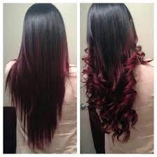 Find kanekalon hair extensions and more in t1b/33 off black with dark auburn tips. Black Hair With Red Tips Red Ombre Hair Ombre Hair Black Hair Ombre