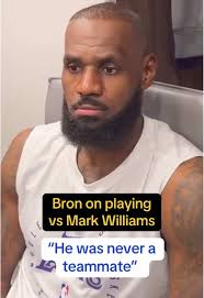 Lebron Reacts to Mark Williams