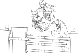 Kids printable christmas coloring pages. Printable Horse Jumping Coloring Pages With Show Horse Show Jumping Coloring Pages Full Size Png Download Seekpng