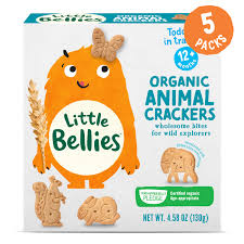 Maybe you would like to learn more about one of these? 5 Pack Little Bellies Organic Animal Crackers Baby Snack 4 58 Oz Box Walmart Com Walmart Com