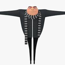 Gru Minion 3d Model Gru Model Minions