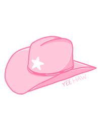 Pink Cowboy Hat Sticker By Pea Bee In 2021 Preppy Wallpaper Art Collage Wall Western Wall Art
