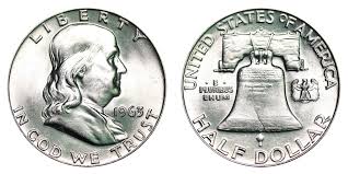 1963 D Franklin Half Dollar Liberty Bell Coin Value Prices