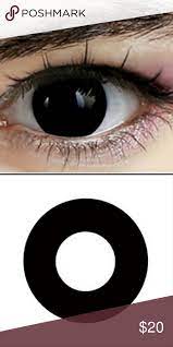 Cosplay Demon Black Contacts Black Demon Eyes Contact Lenses Non Prescription No Prescription Ness Halloween Contact Lenses Contact Lenses Eye Contact Lenses