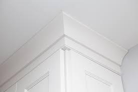This Is A Crown Molding Detail We Used A Simple Crown Molding With A Small Detail Crown Molding Kitchen Kitchen Cabinet Molding Kitchen Cabinet Crown Molding