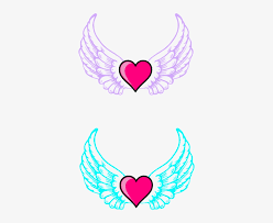 Download pictures of heart drawings and use any clip art,coloring,png graphics in your website, document or presentation. How To Set Use Wings N Pink Heart Clipart Angel Wings Heart Clip Art Transparent Png 348x591 Free Download On Nicepng