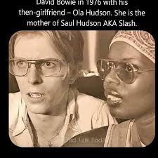 Back in the day David Bowie dated Slash's mom. This is when Bowie out  Bowie'd himself! #davidbowie