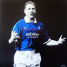 Ally mccoist has suggested on bt sport that steven gerrard made a really smart decision by taking off alfredo morelos during glasgow rangers' match against villarreal last night. Super Ally Mccoist Painting By Scott Strachan