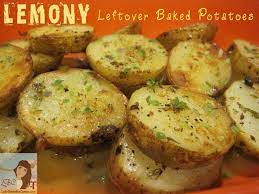 Lady Behind The Curtain Lemony Leftover Baked Potatoes Leftover Baked Potatoes Potatoes Baked Potato
