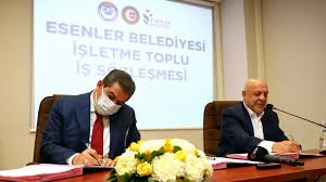 Osman yıldız, hem bakanlıktaki olumlu havanın hem bizim taraftaki olumlu. Esenler De Toplu Sozlesme Sevinci Esenler Belediyesi