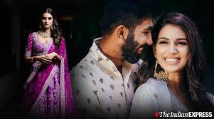 Today is one of the happiest days of our lives and we feel blessed to be able to share the news of our wedding and our joy with you. Take A Look At These Unseen Pictures From Jasprit Bumrah Sanjana Ganesan S Sangeet And Welcome Lunch Lifestyle News The Indian Express