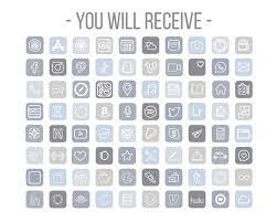 Blue App Icons Aesthetic App Icons Windy App Elements Etsy App Icon App Icon Design Ios App Icon Design