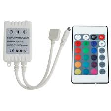 24 Button Rgb Remote Controller For Led Light Strip 12v Dc Pi Manufacturing