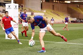 The french rugby federation (french: L Equipe De France De Rugby A 7 En Finale Du Tqo Apres Sa Victoire Contre Les Samoa L Equipe