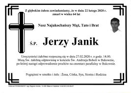 Pogrzeb śp. Jerzego Janika (l. 64)