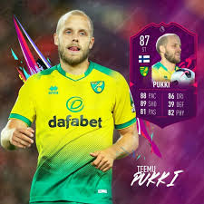 Rasmus schüller and joni kauko on for tim sparv and teemu pukki. Teemu Pukki Has Had A Great Start To The Premierleague Scoring 5 Goals And 1 Assist For Norwich Teemu Pukki Has Ha Ea Sports Fifa Ronaldo Premier League