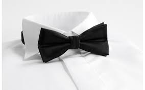 Un noeud papillon noir vous apporte un contraste à votre costume noir. Noeud Papillon Noir Pre Noue