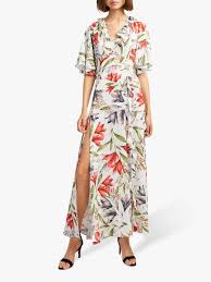 Toutes les fantaisies sont sur la redoute. French Connection Cadencia Crepe Maxi Dress Light Dream Blue Multi At John Lewis Partners