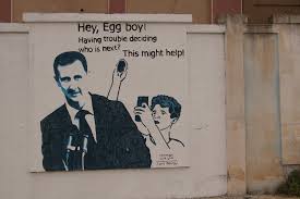 A banksy artwork showing mp's in the houses of common as chimpanzees is now on display at the bristol museum & art many consider no future to be one of banksy's most poignant pieces of art. War And Art The Graffiti Movement In Syria Atlantic Council