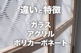 ガラス、ポリカーポネート、アクリルの違い・特徴を比較してみる。それぞれの適性を見分ける事が大事 | 99% DIY -DIYブログ-