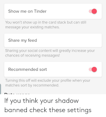 Tinder then limits your match screen to all the conversations that include the name carla. Show Me On Tinder You Won T Show Up In The Card Stack But Can Still Message Your Existing Matches Share My Feed Sharing Your Social Content Will Greatly Increase Your Chances Of