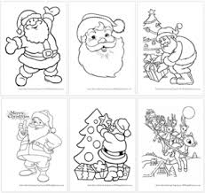Download the santa coloring pages. Printable Santa Claus Coloring Pages All Things Christmas