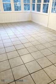We have gotten a couple of chips in the. Painted Sunroom Floor Tiles The Latina Next Door