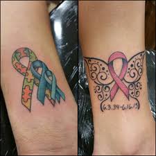 For a more attractive look, incorporate flowers from the ribbon design. 85 Beautiful Cancer Ribbon Tattoos And Their Meaning Authoritytattoo