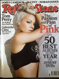 P Nk On The Cover Of The Rolling Stone Pink Singer P Nk Rolling Stones