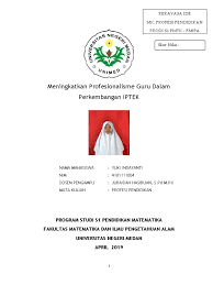 Jabatan yang melibatkan kegiatan intelektual jabatan yg menggeluti suatu batang tubuh ilmu khusus. Ri Profesi Pendidikan Pdf