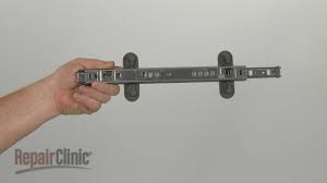 The dishwasher typically drains into the same drain the garbage disposal uses. Kitchenaid Dishwasher Right Upper Rack Track W10811587 Youtube