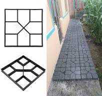 Concrete Block Molds And Forms Imitation Wood Grain DIY Path Maker Paving  Cement Brick Mold Stepping Pavement Road Concrete Mould I2403882009 Brick  ...