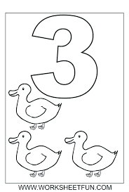 I am always in search of easy and interactive activities that are fun and engaging. Number 3 Worksheet Tracing Color Preschool Sumnermuseumdc Org