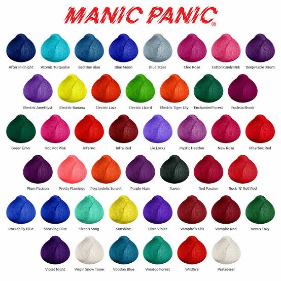 MANIC PANIC CLASSIC SEMI PERMANENT HAIR DYE 118ml All Colours | eBay