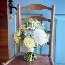 Whilst high street florists claim to have fresh flowers, what you need to remember is that they are kept at the florist for quite. Our Simple Winter Whites Bridal Bouquet Next To The Famous Blue Door South Farm Jane Maples Flowers