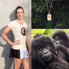 Elise mertens takes on sofia kenin in round 4 of the us open 2020. Elise Mertens On Twitter It S Worldwildlifeday I M Launching A Necklace Featuring A Gorilla Footprint Botswana For Gorillacd Home To 1 3 Of The World S Mountaingorilla Population Visit Https T Co Spaufpyrzb Virungaxelisemertens