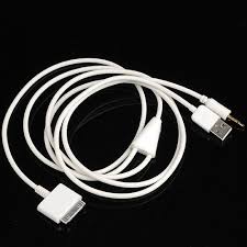 Possessing a slot for your ipod or even apple iphone, as opposed to just a charging wire is ideal. White Usb Line Out Dock Cable 3 5mm Aux Audio Charger Cable For Ipod Iphone 2g 3g 3gs 4g 4s Buy Online In Aruba At Aruba Desertcart Com Productid 37292625