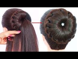 New Bun Hairstyle For Wedding And Party Trending Hairstyle Party Hairstyle Updo Hairstyle Wedding Bun Hairstyles Bun Hairstyles Hair Styles