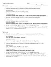 Genetic mutations pogil answer key genetic mutations pogil. Mutations Worksheet