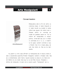 0 ratings0% found this document useful (0 votes). Pdf Arta Manipularii Marin Stefania Academia Edu