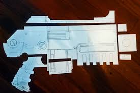 Warhammer Mark Vb Godwyn Pattern Bolter Prop for Cosplay | Cybermike,  Balding Eagle