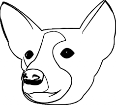 Add a neck and oval head for your dog. Dog Head Portrait Puppy Dog Coloring Page Https Cstu Io 0db257 Malarbok
